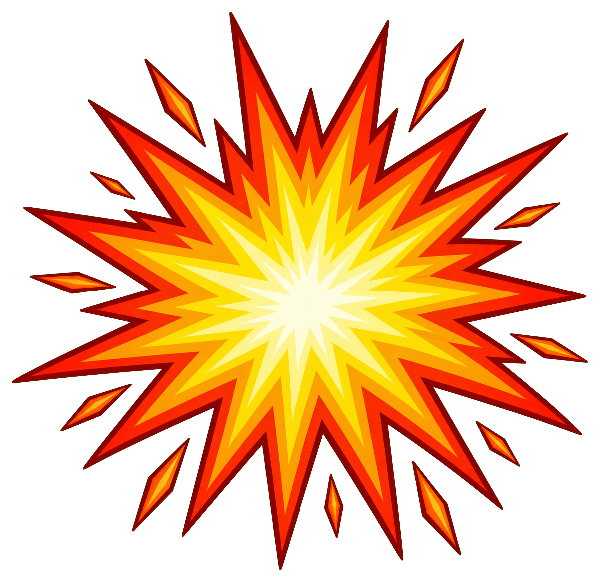 Preview for Explosion Starburst Sticker Graphic