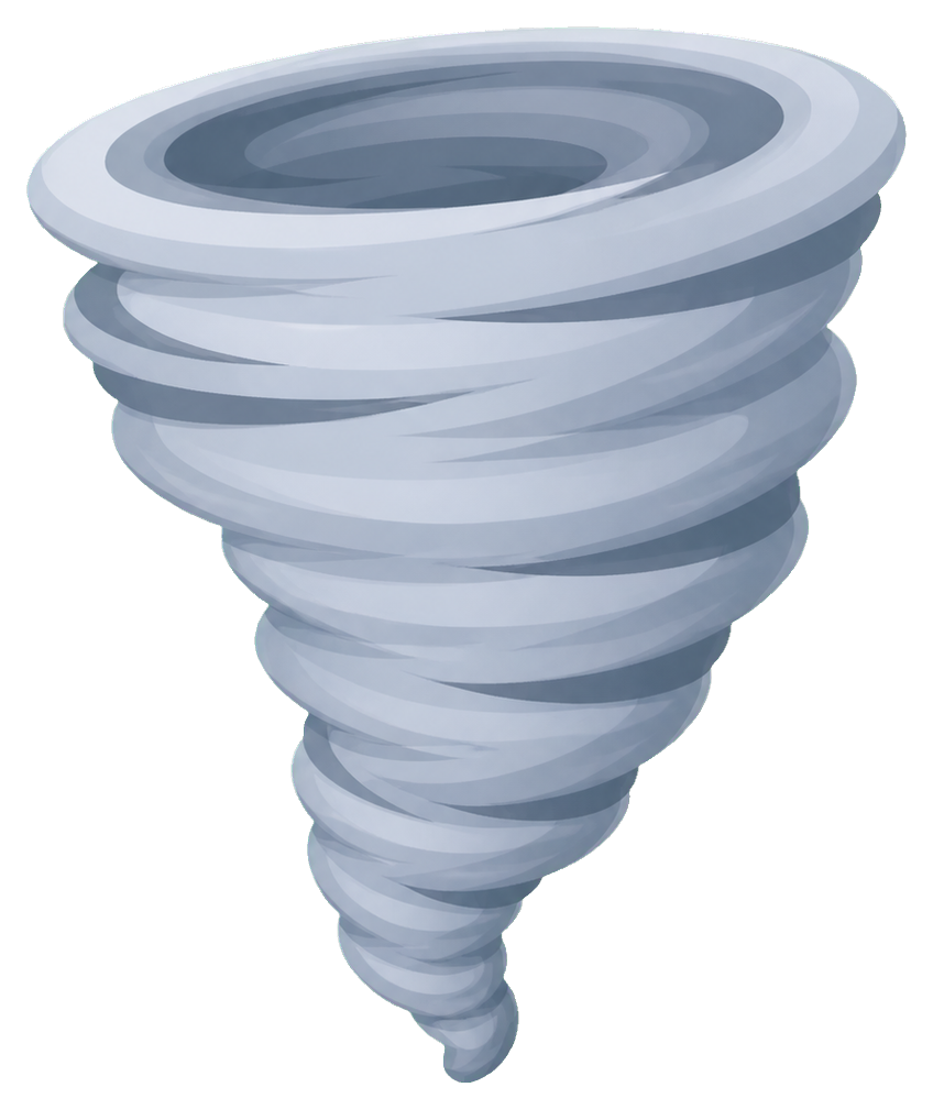 Preview for Tornado Swirl Weather Sticker