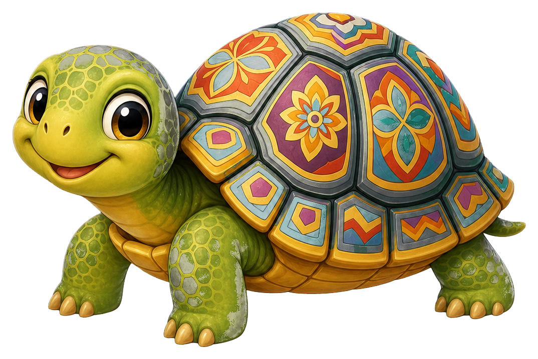 Preview for Turtle Shell Pattern Sticker