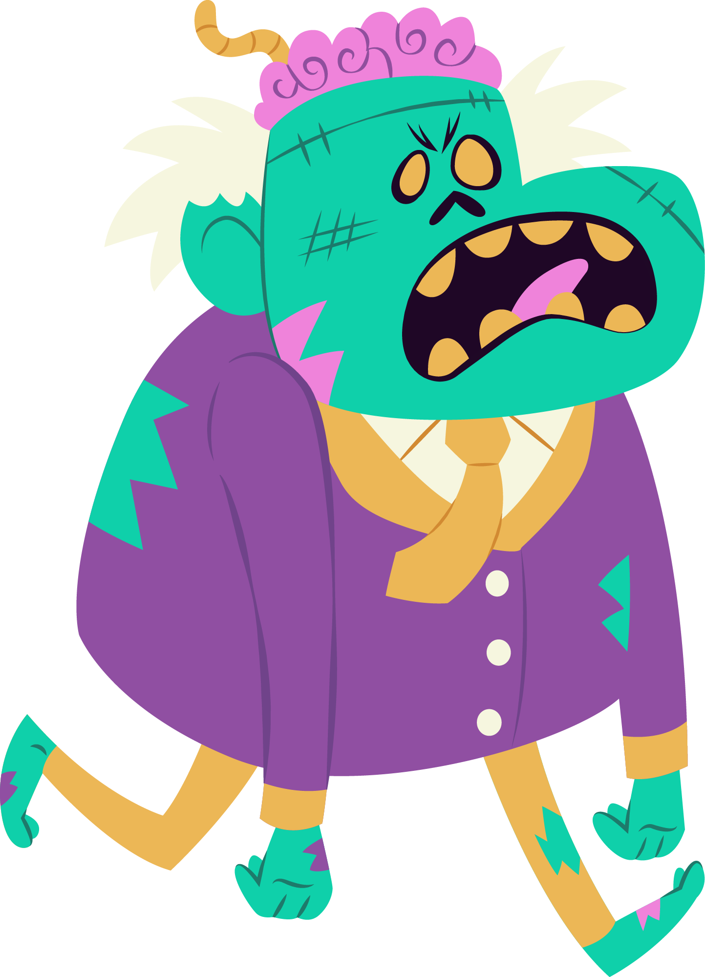 Preview for Cartoon-zombie-character-design-sticker-15215