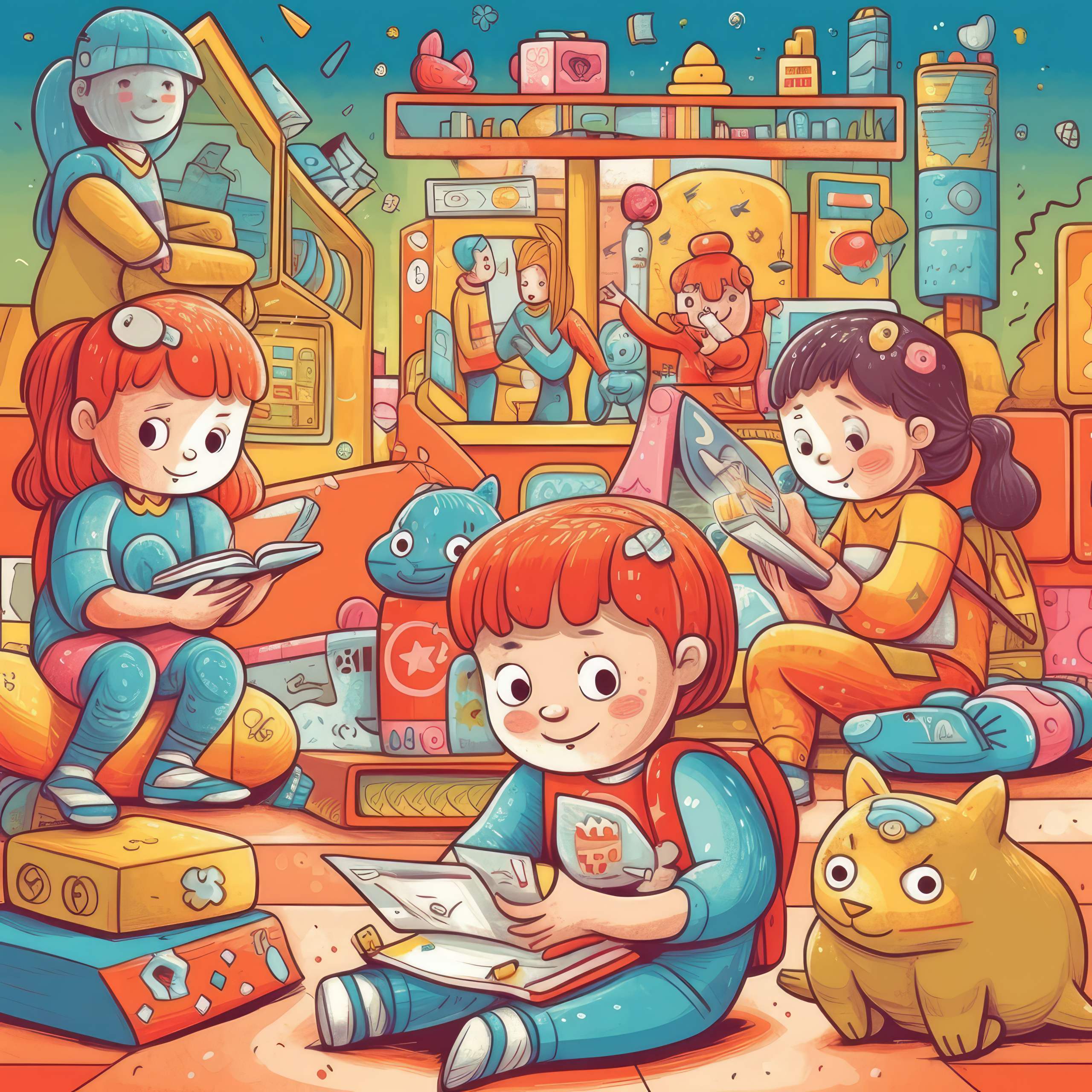 Preview for Children-creative-activities-illustration-baby-background-97b86