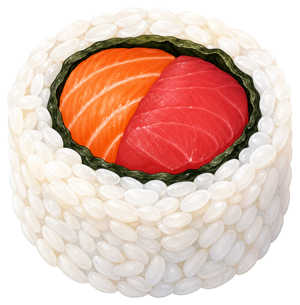 Preview for Sushi Roll Sticker Graphic