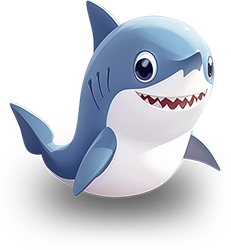 Preview for Cartoon-shark-illustration-animal-sticker-82f0f