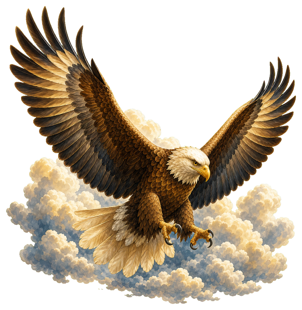 Preview for Eagle With Cloud Sticker