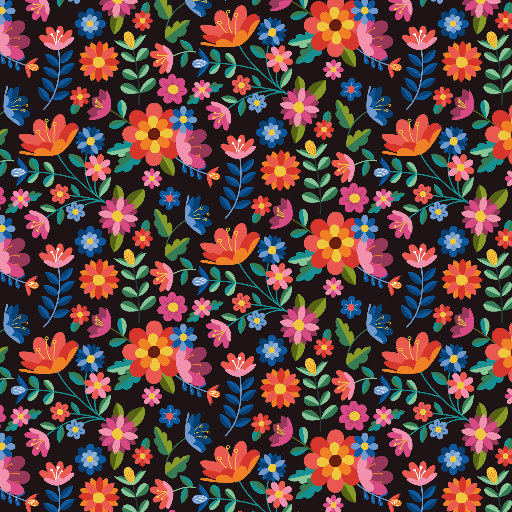 Preview for Vibrant-floral-pattern-design-spring-background-60b31