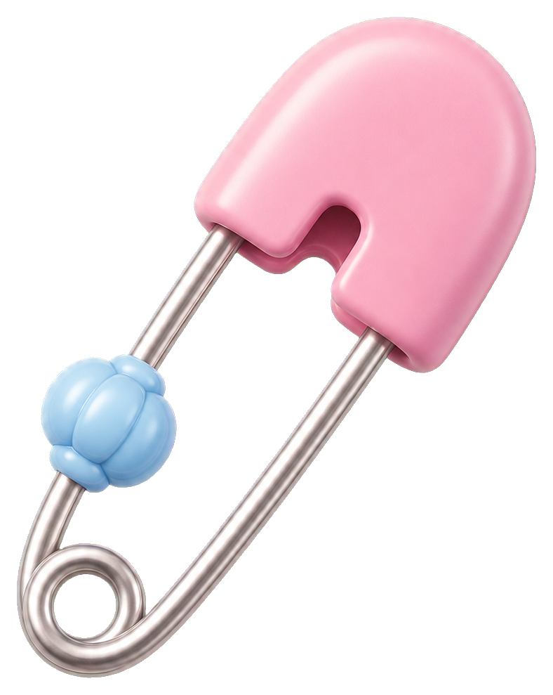 Preview for Baby Diaper Pin Sticker
