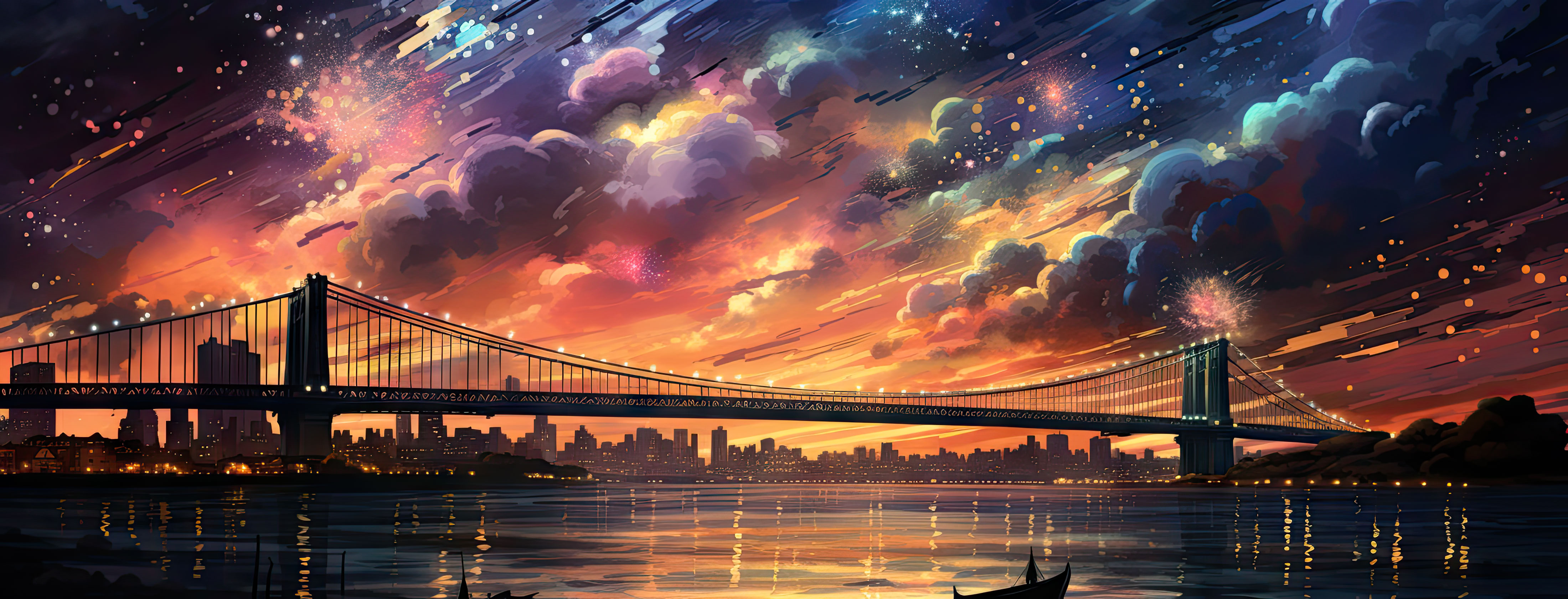 Preview for City-skyline-at-dusk-new-year-background-92c5c