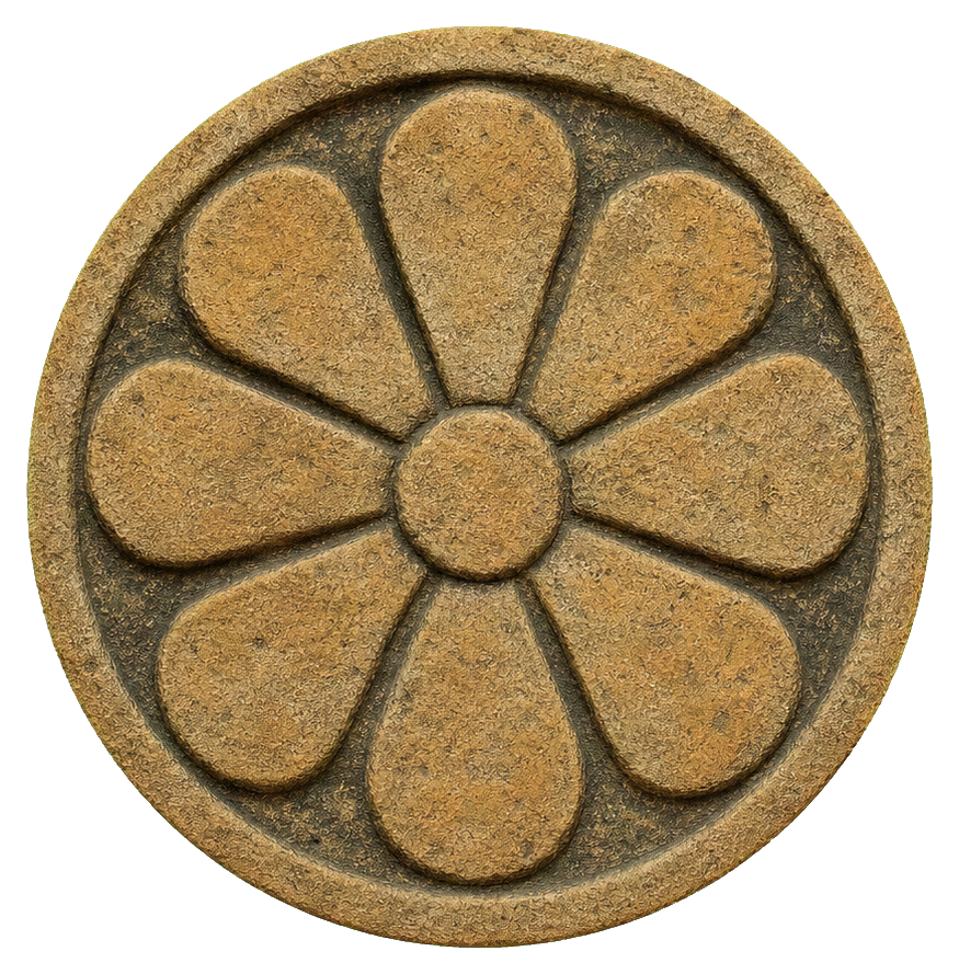 Preview for Stone Rosette Roundel Sticker
