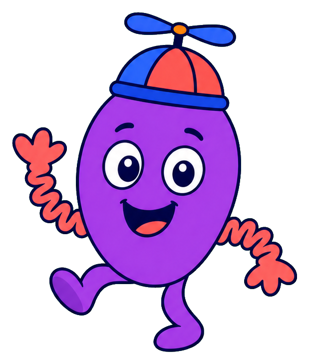 Preview for Funny Cartoon Alien Sticker