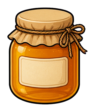 Preview for Blank Honey Jar Sticker