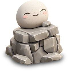 Preview for Smiling-stone-character-islandobjects-sticker-b0c0f