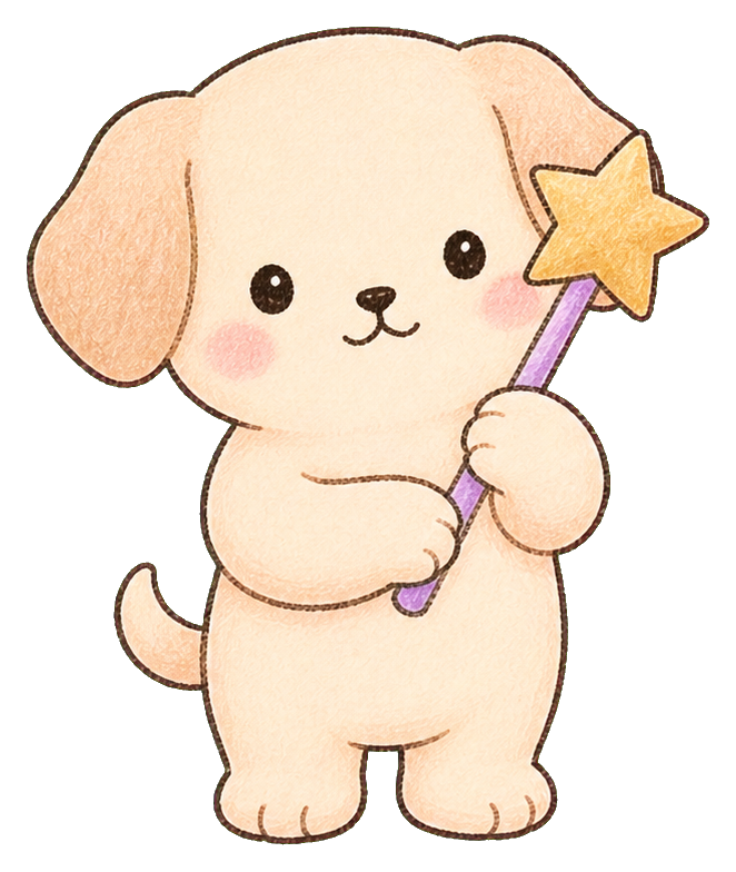 Preview for Puppy Star Wand Sticker