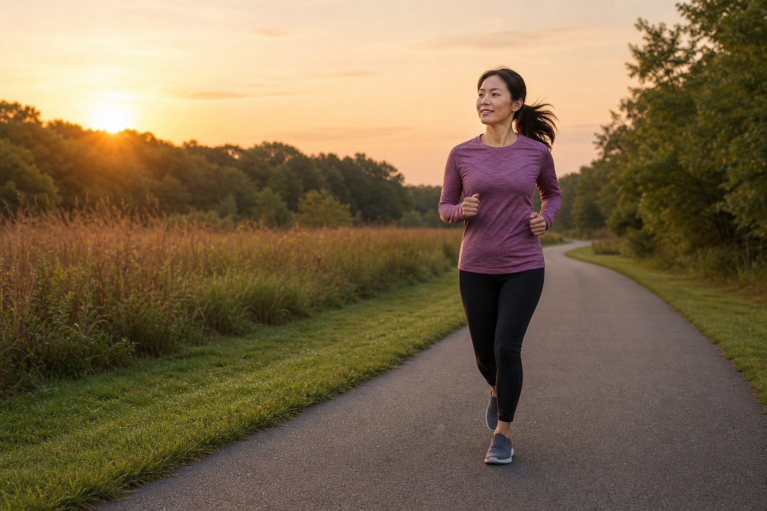 Preview for Sunrise Greenway Run Background