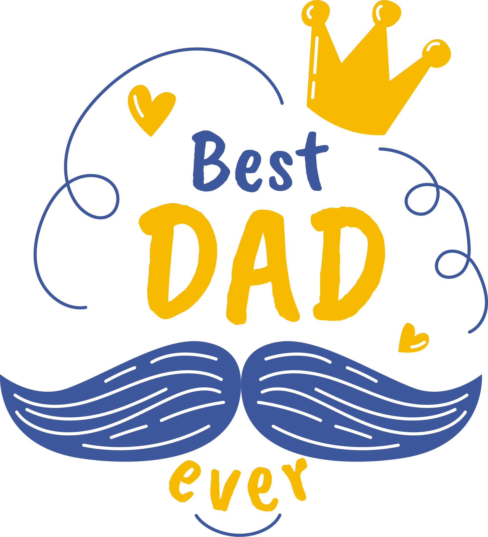 Preview for Best-dad-ever-template-fathers-day-sticker-09c06