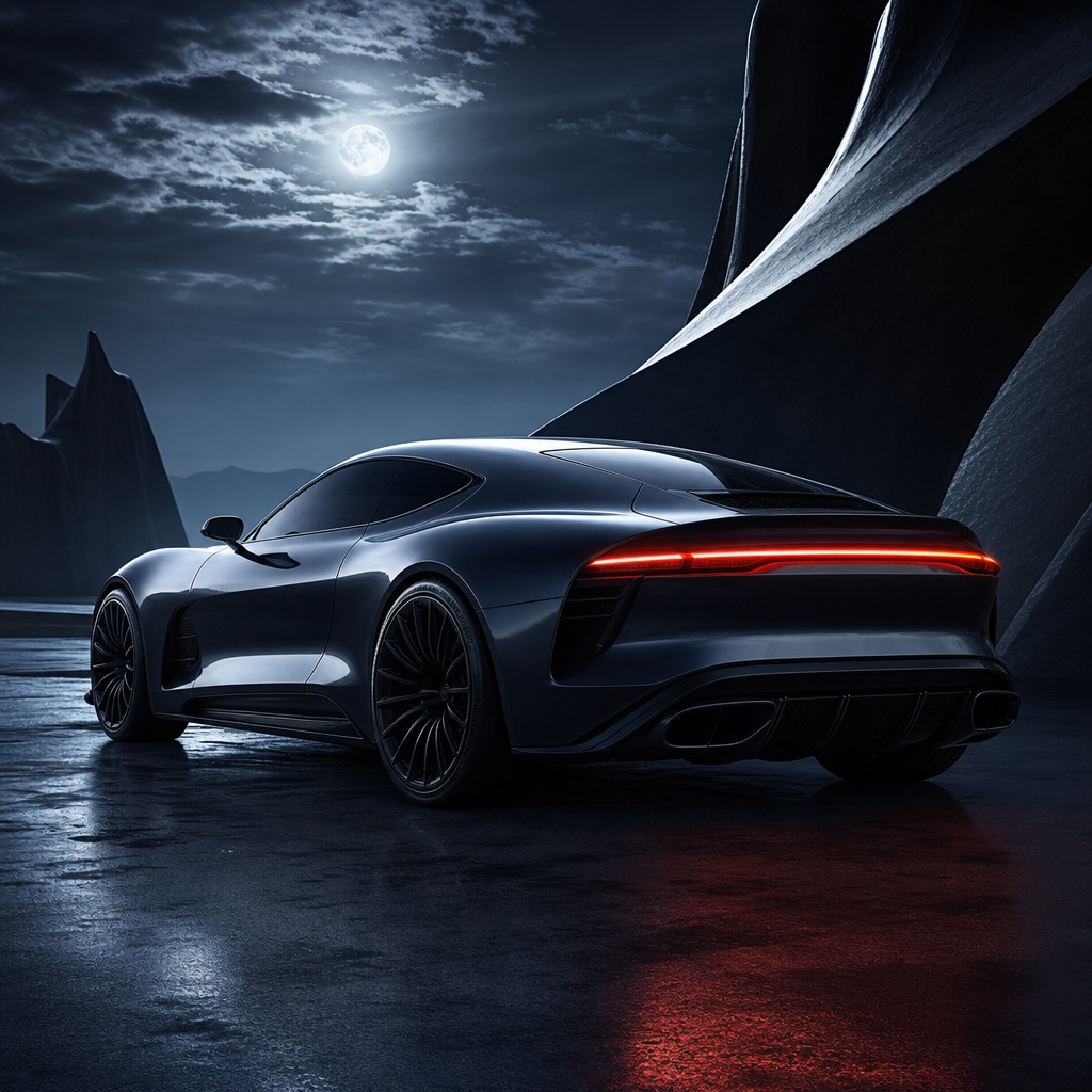 Preview for Moonlit Performance Car Background