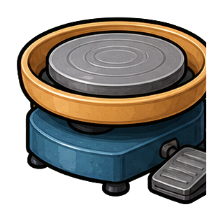 Preview for Pottery Wheel Sticker For Craft Designs