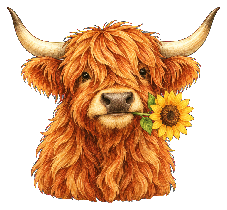 Preview for Highland Cow Sunflower Snack