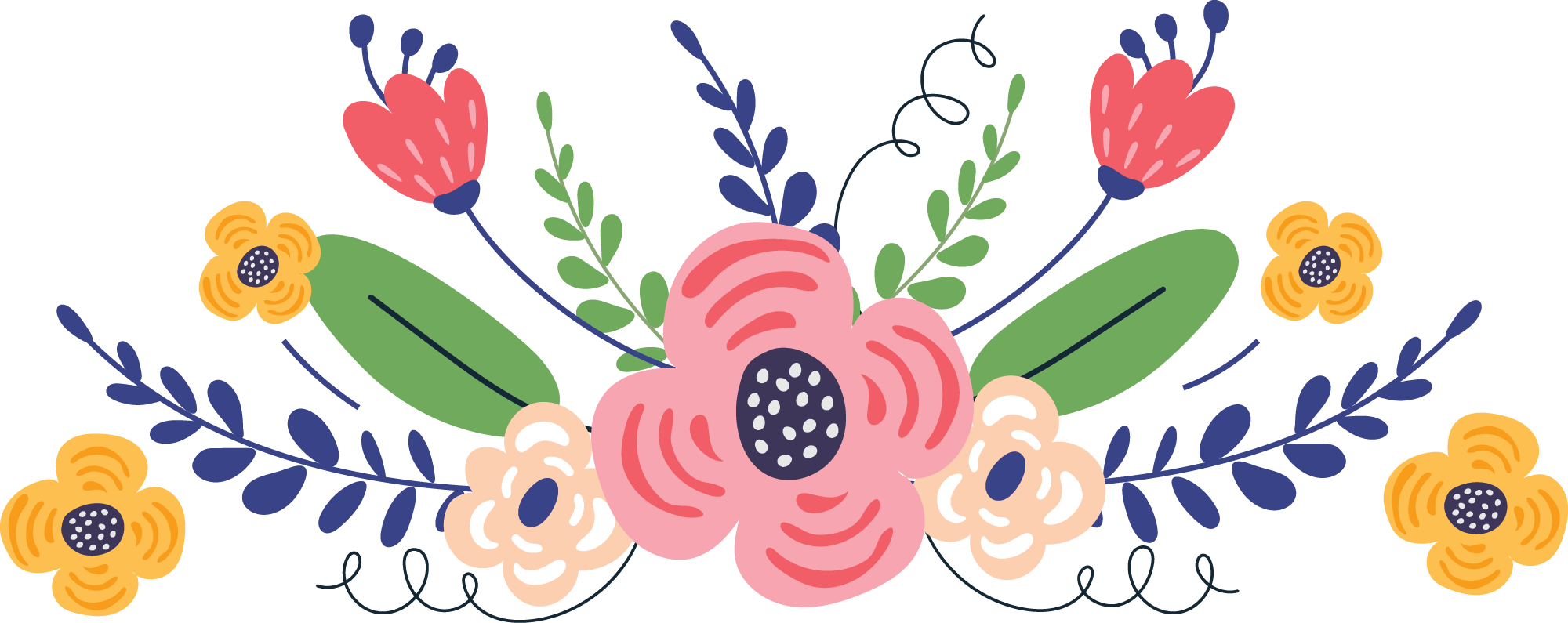 Preview for Pixel-art-floral-design-flowers-sticker-b2df9
