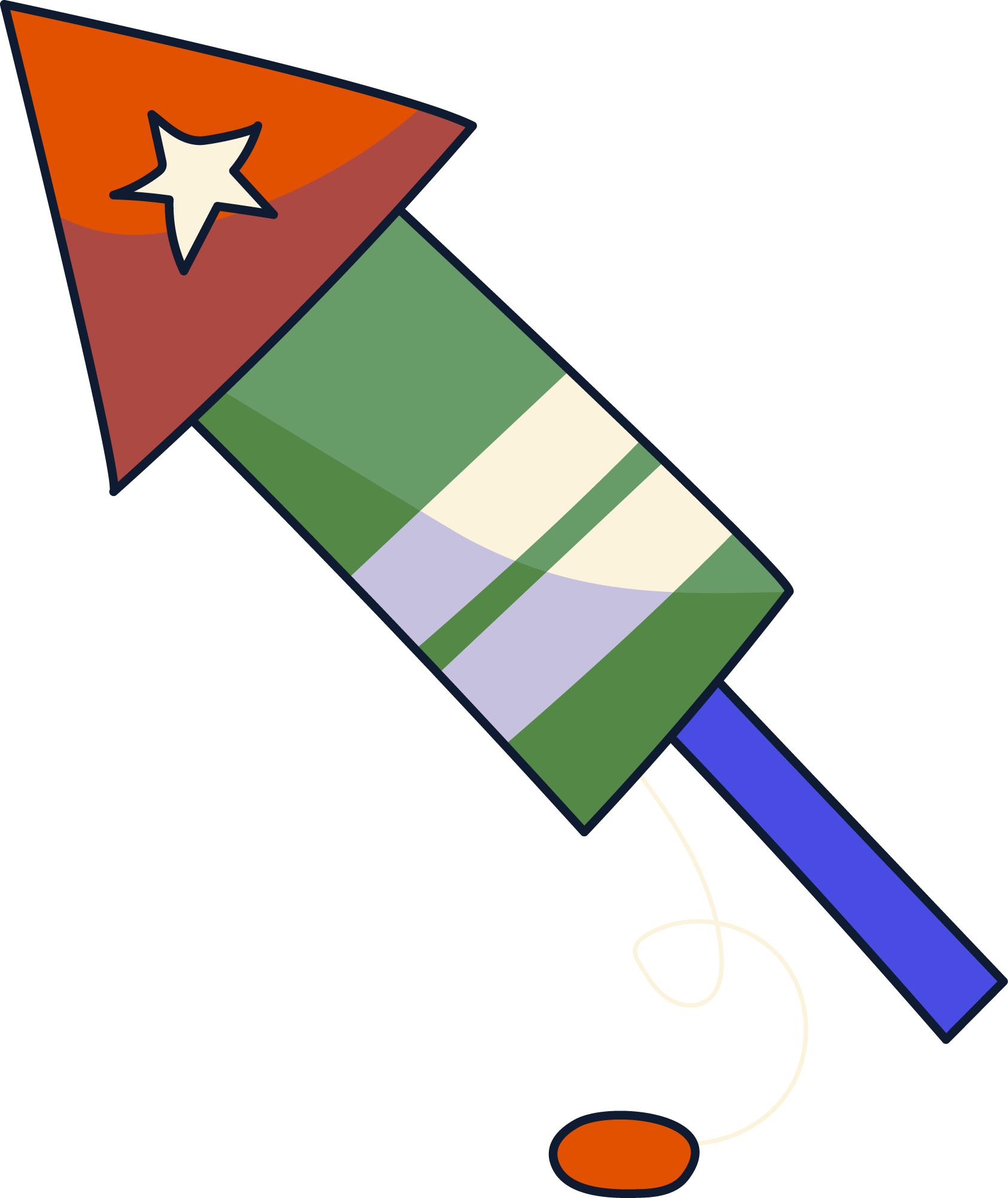 Preview for Vintage-firework-illustration-new-year-sticker-2d983