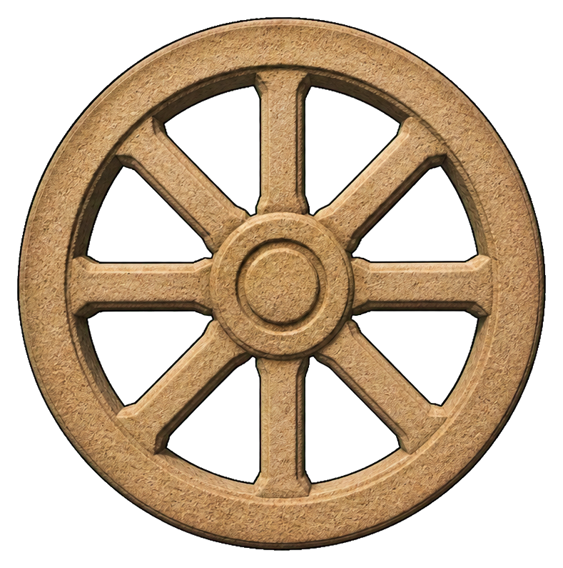 Preview for Sandstone Relief Dharma Wheel Sticker