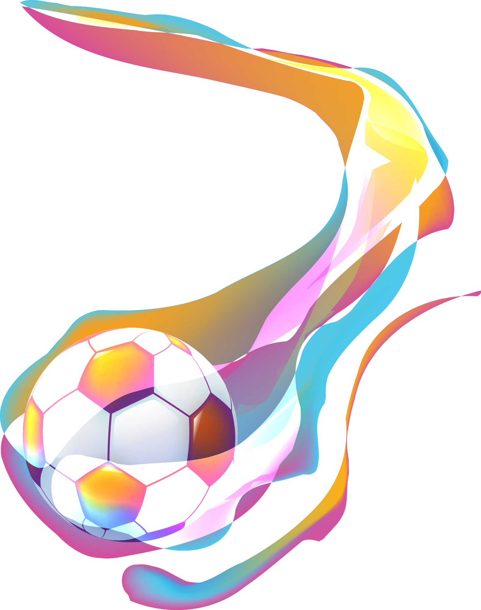 Preview for Vibrant-soccer-ball-illustration-sticker-3b8d4