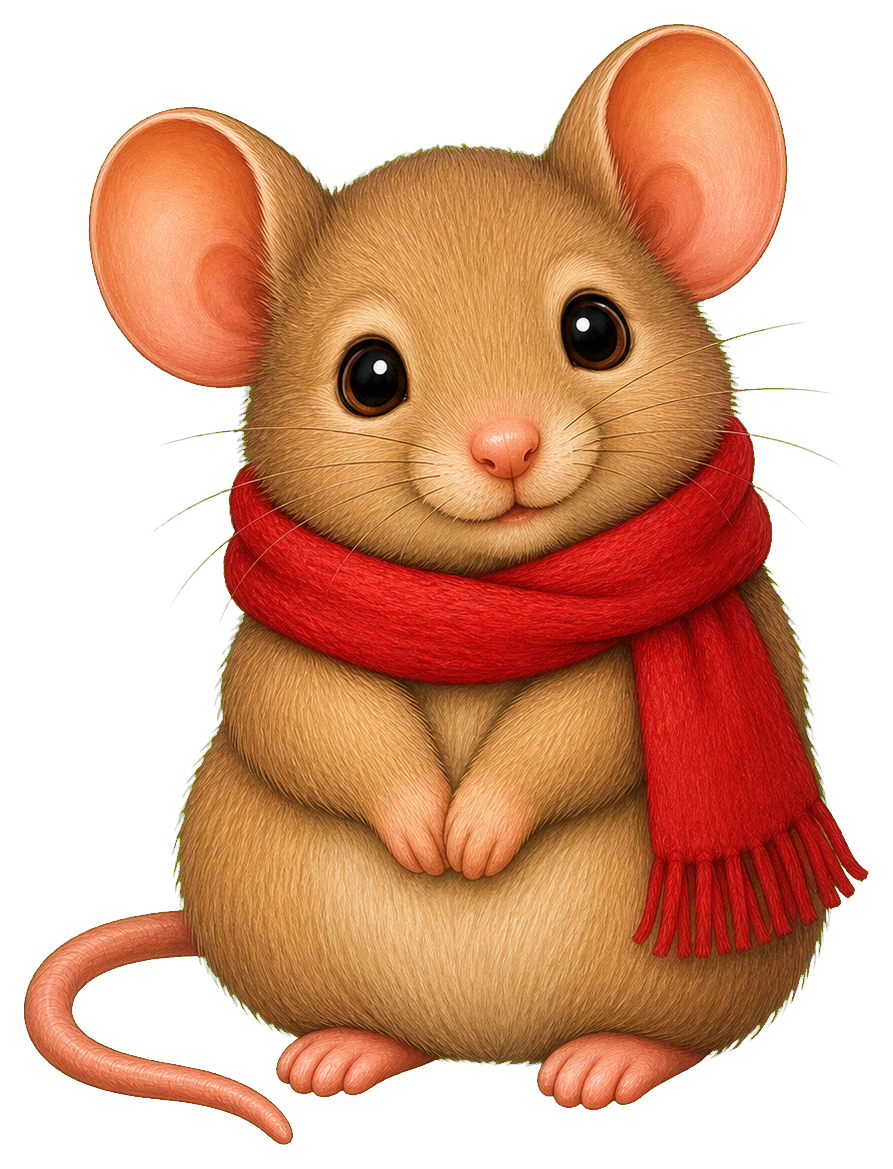 Preview for Scarf Mouse Sticker
