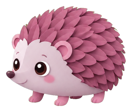 Preview for Berry Hedgehog Sticker For Cute Designs