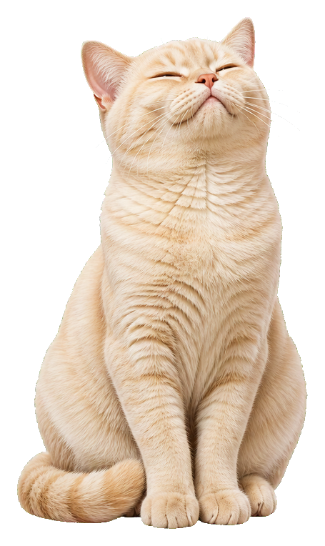 Preview for Smug Cream Cat Sticker