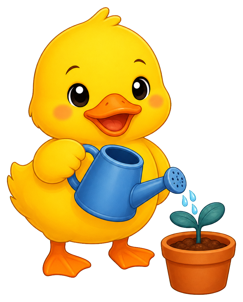 Preview for Duck Garden Sticker Graphic For Pizap Designs