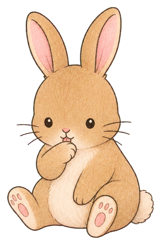Preview for Brown Rabbit Grooming Sticker