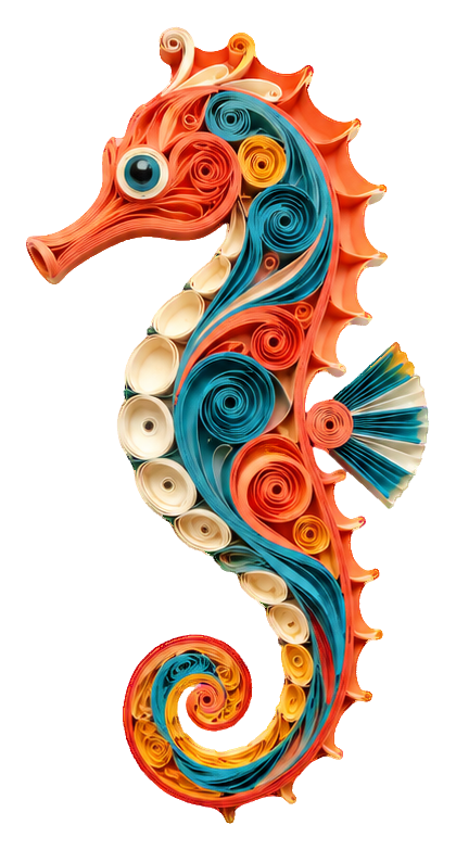 Preview for Quilled Sea Creatures Seahorse