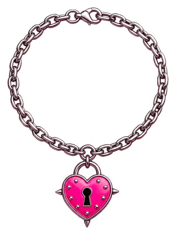 Preview for Heart Padlock Necklace Sticker