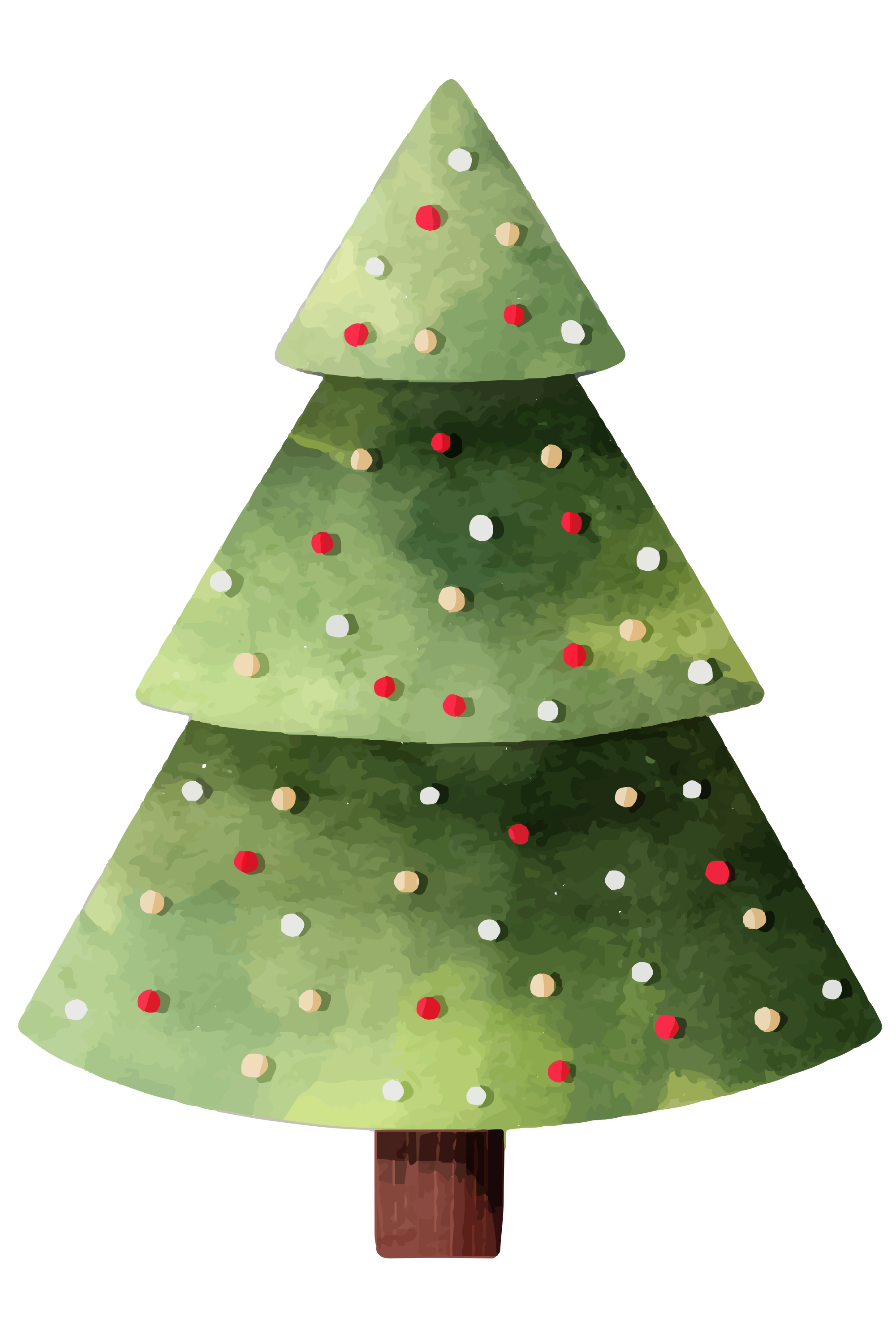Preview for Watercolor-christmas-tree-illustration-sticker-37388