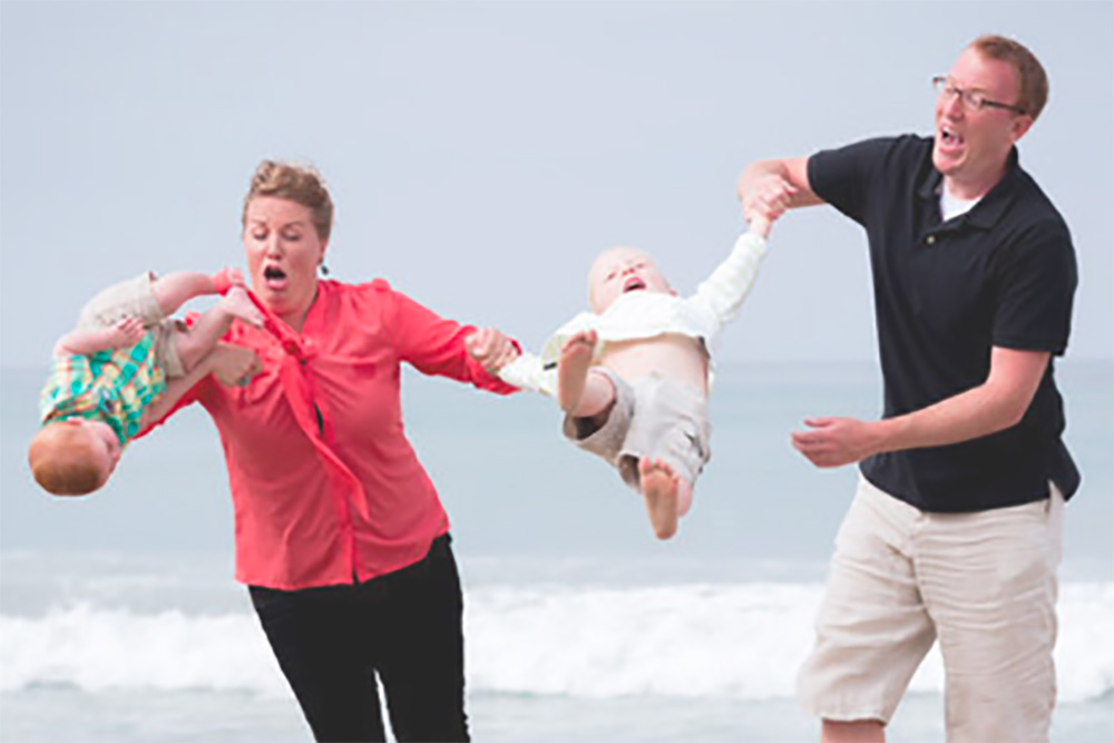 Preview for Happy-family-moment-beach-human-meme-background-f99d9