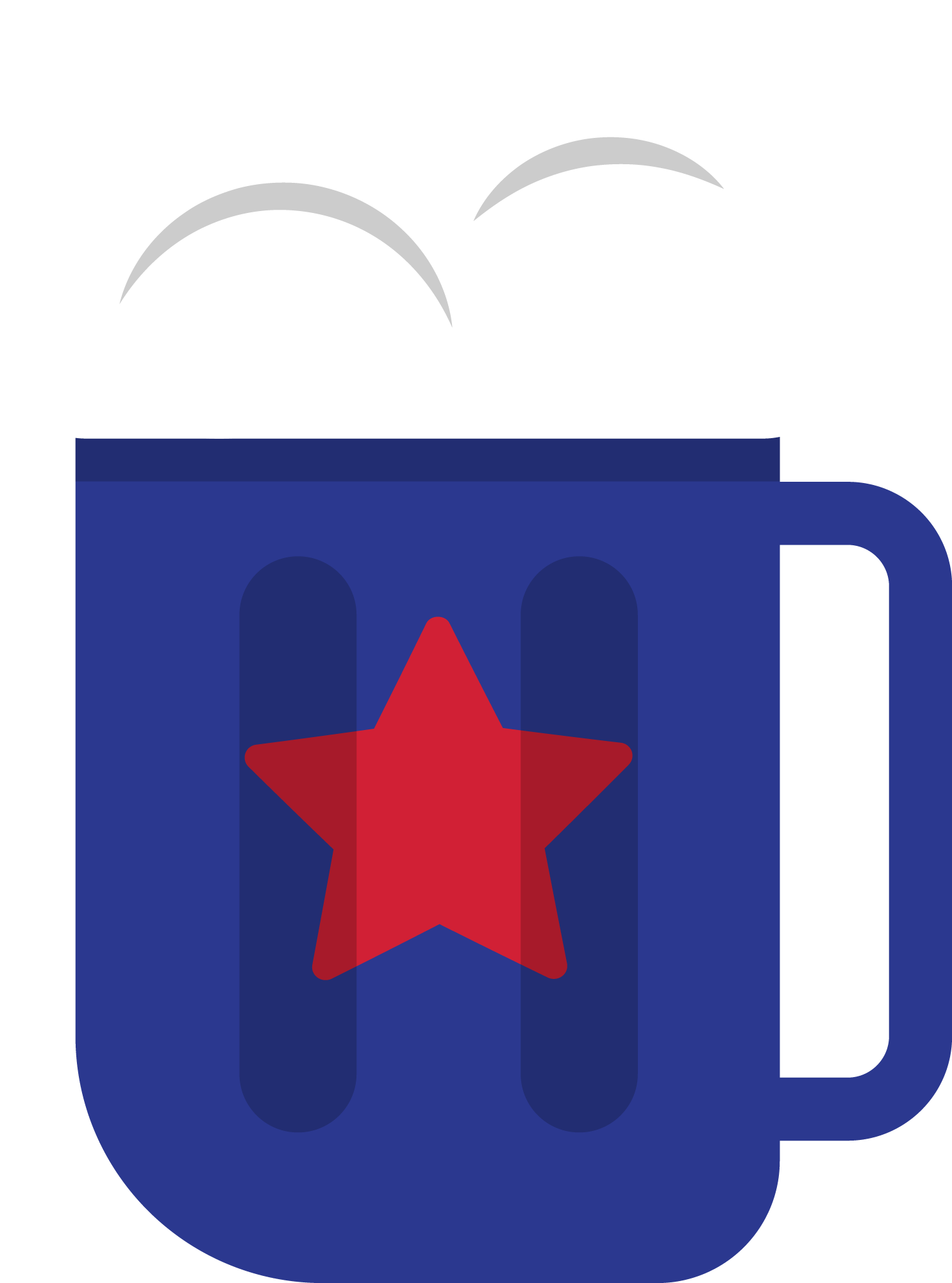 Preview for Blue-beer-mug-red-star-fourth-of-sticker-52dd4