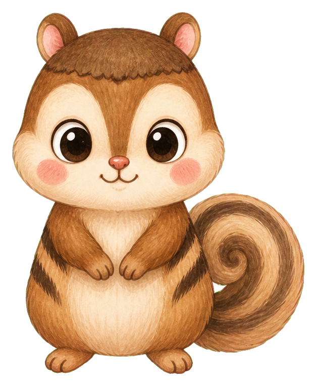 Preview for Acorn Cap Chipmunk Sticker