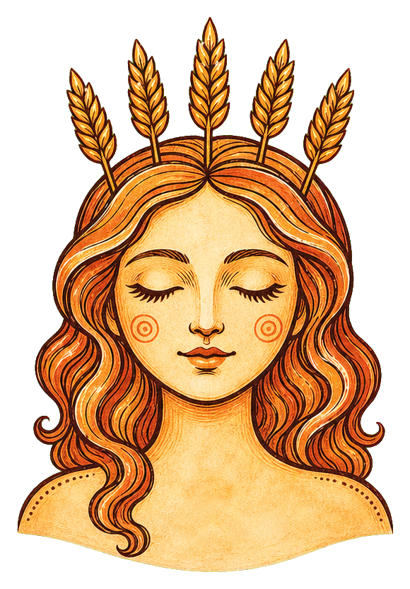 Preview for Virgo Maiden Astrology Sticker