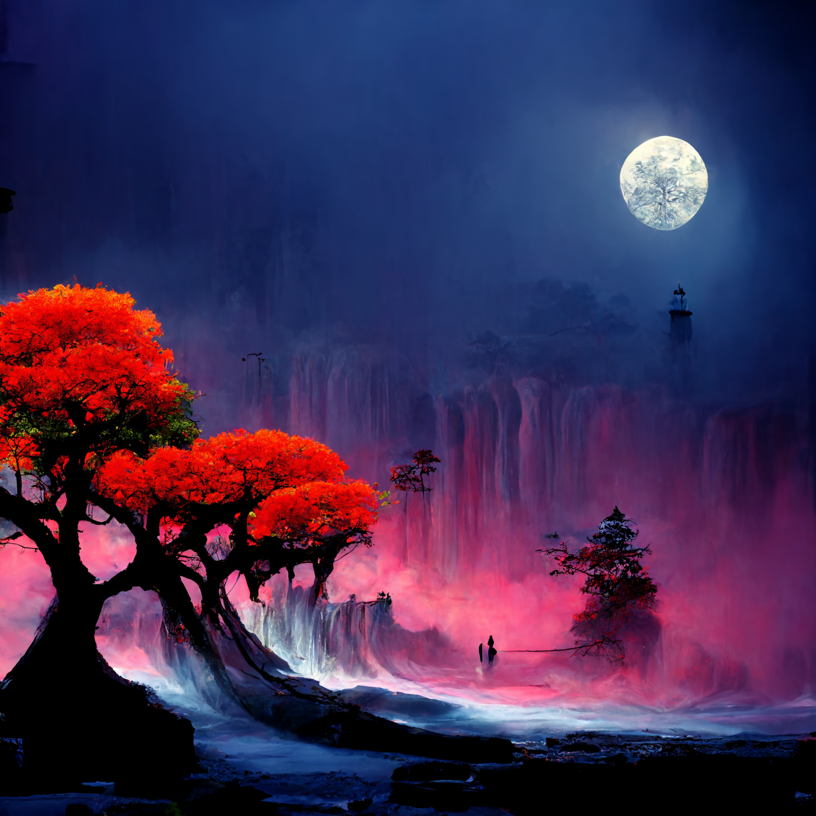 Preview for Mystical-night-landscape-art-ai-images-background-a1ed1