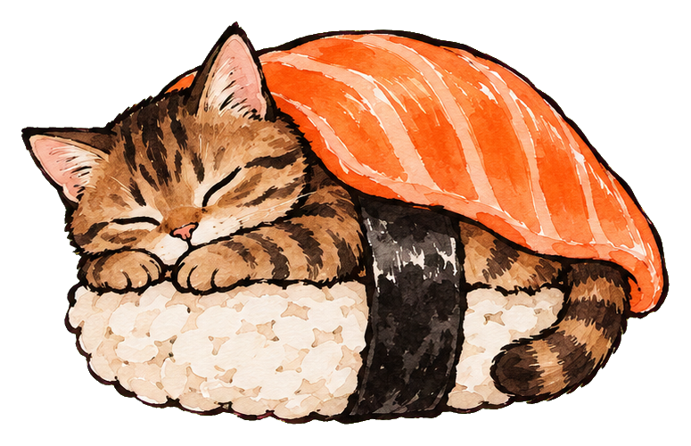 Preview for Sleepy Sushi Cat