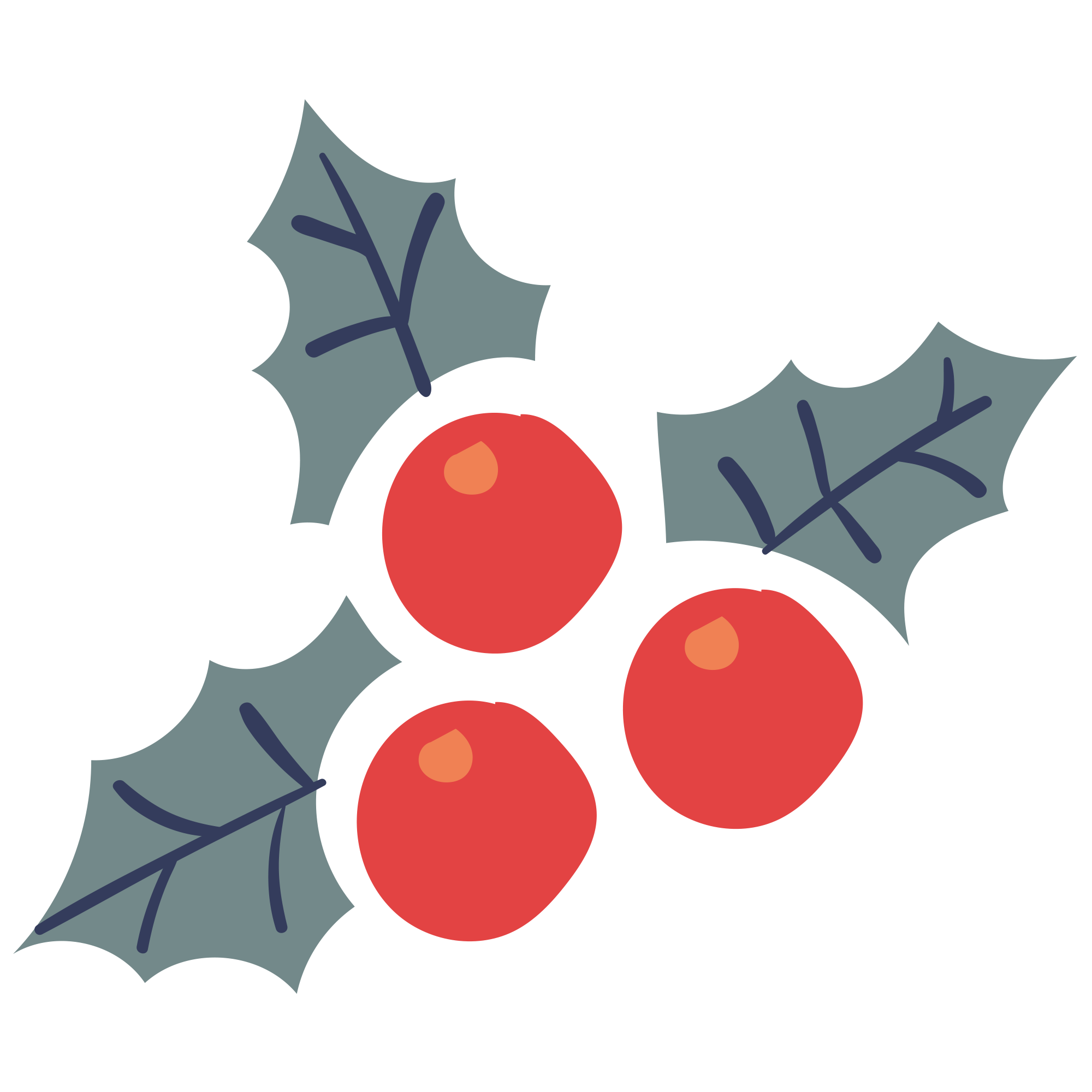 Preview for Holly-illustration-design-chirstmas-sticker-19552