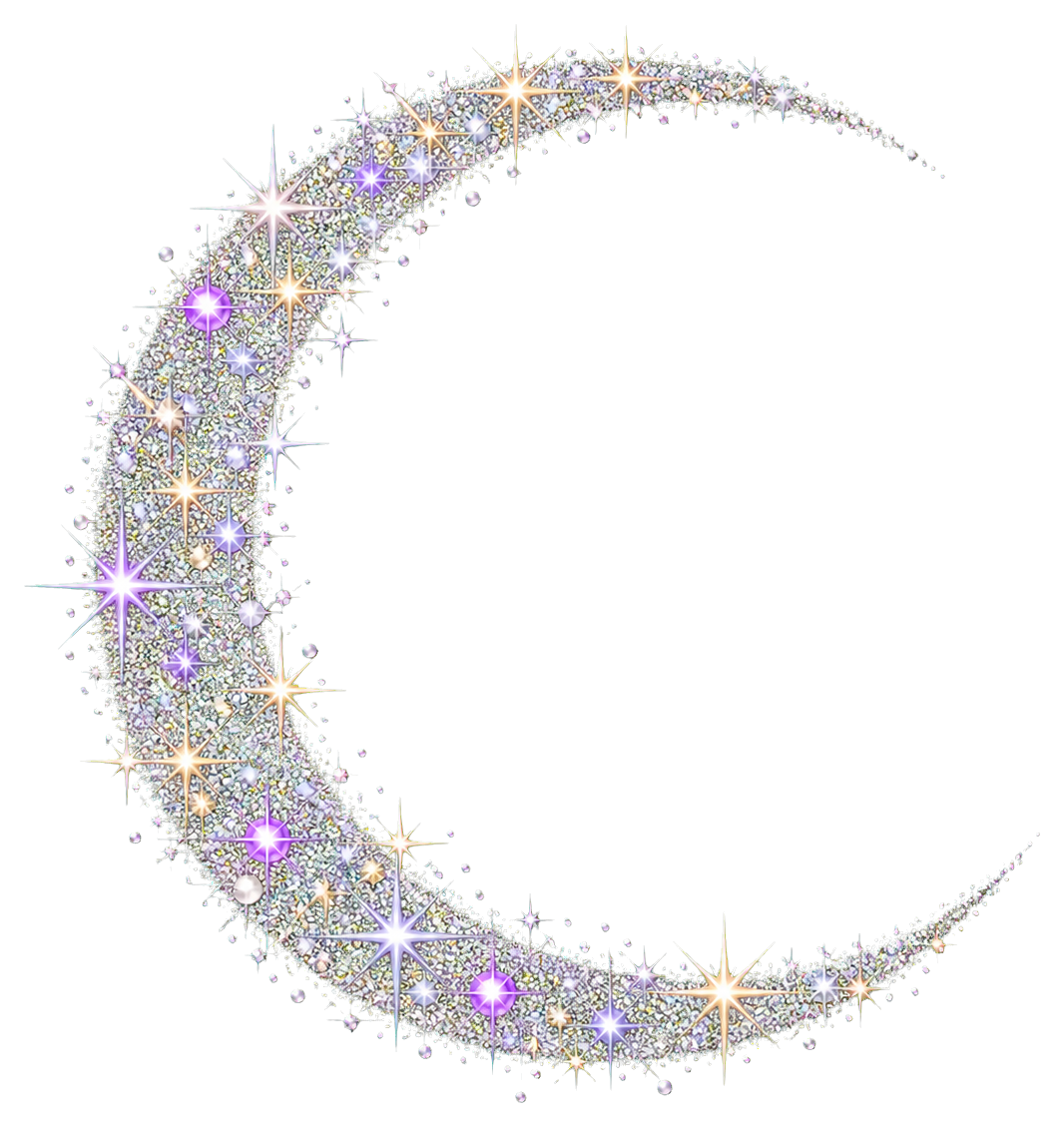 Preview for Sparkling Crescent Sticker
