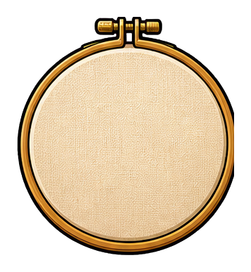 Preview for Plain Embroidery Hoop Sticker