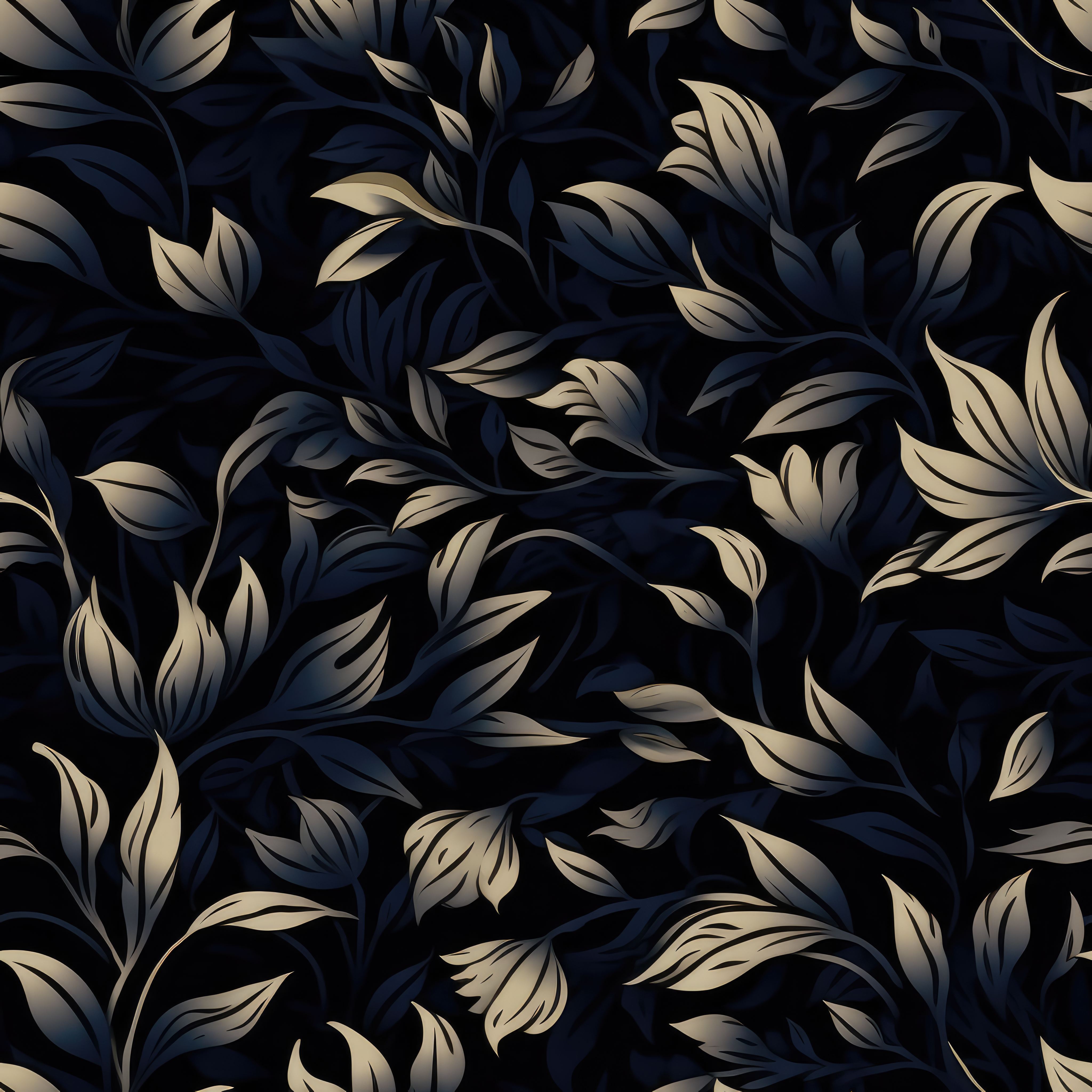 Preview for Dark-gold-floral-pattern-abstract-background-ee717