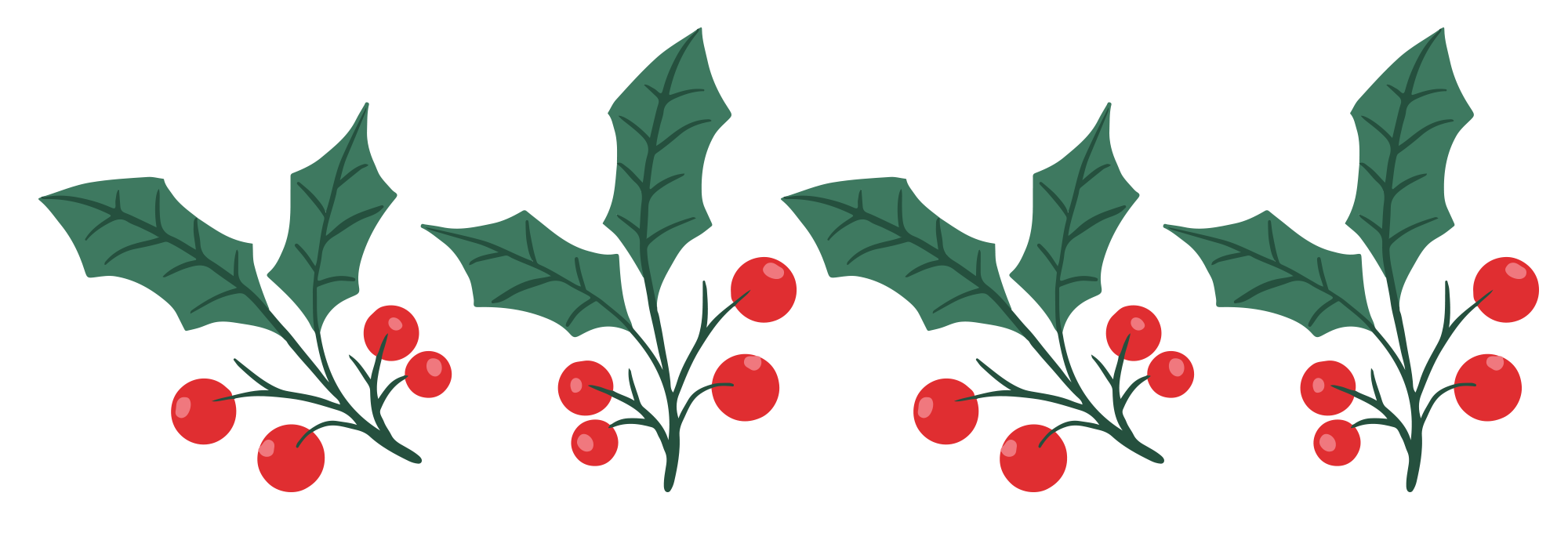 Preview for Holly-border-design-holiday-design-sticker-bf7d1