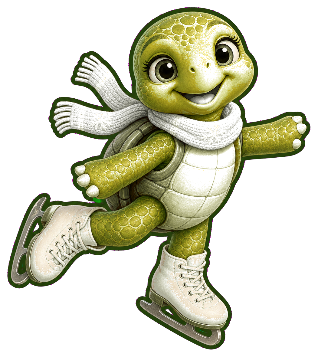 Preview for Turtle Ice Skates Sticker