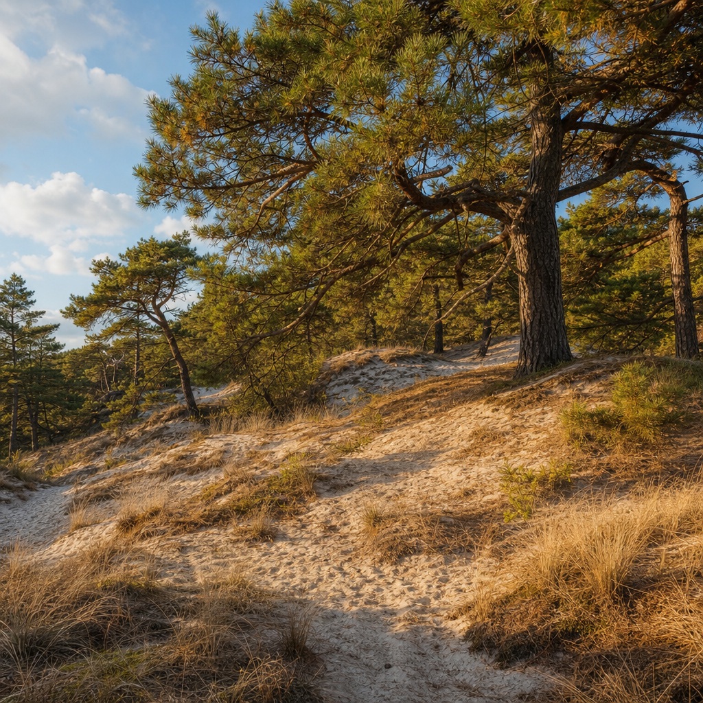Preview for Pine Dune Forest Background