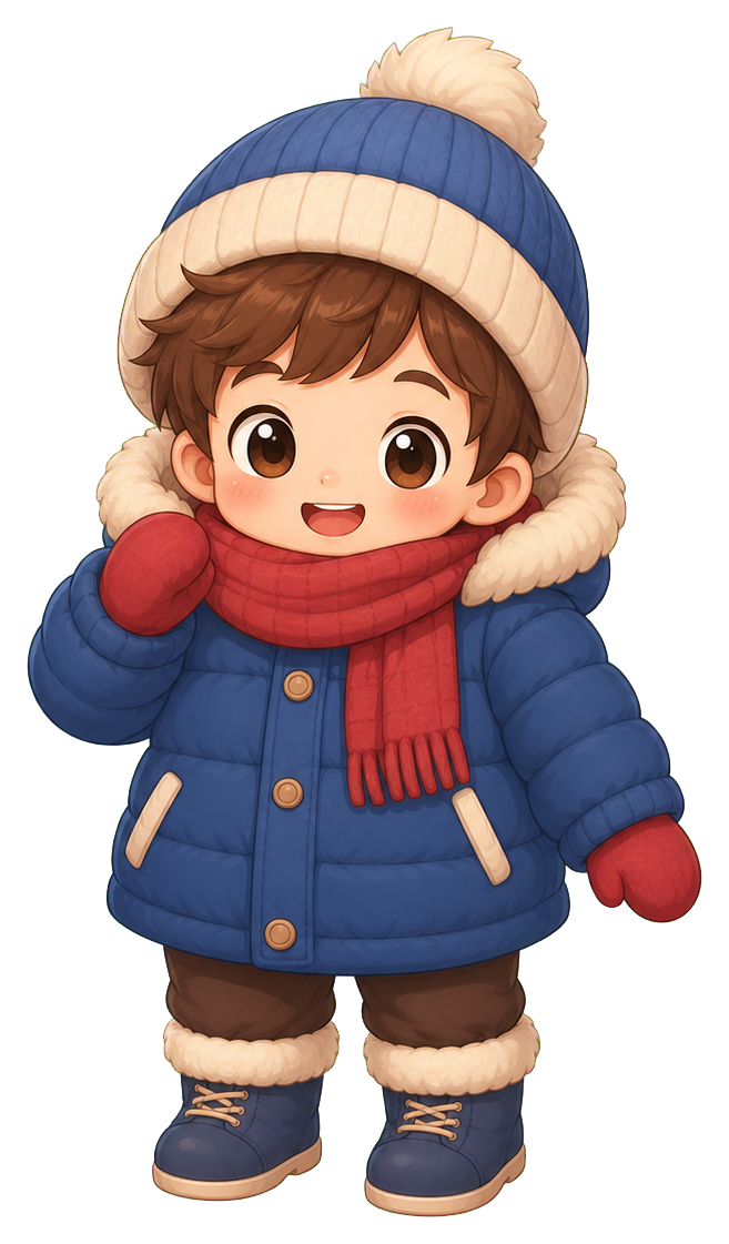 Preview for Chibi Winter Kid Sticker