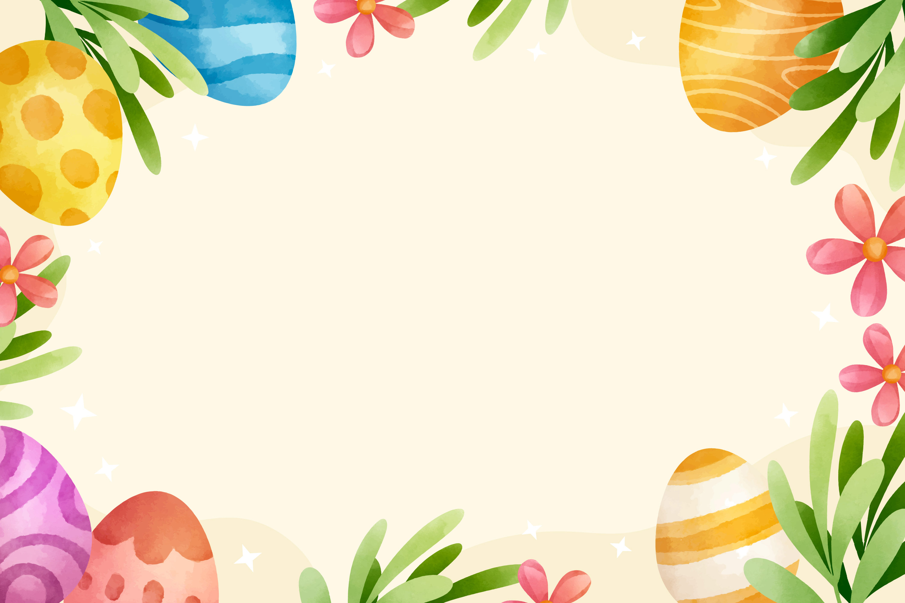 Preview for Easter-egg-frame-template-background-54a1f