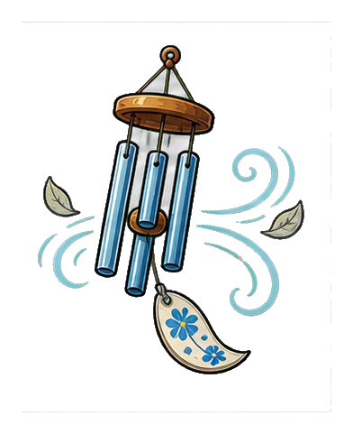 Preview for Wind Chime Breeze Sticker