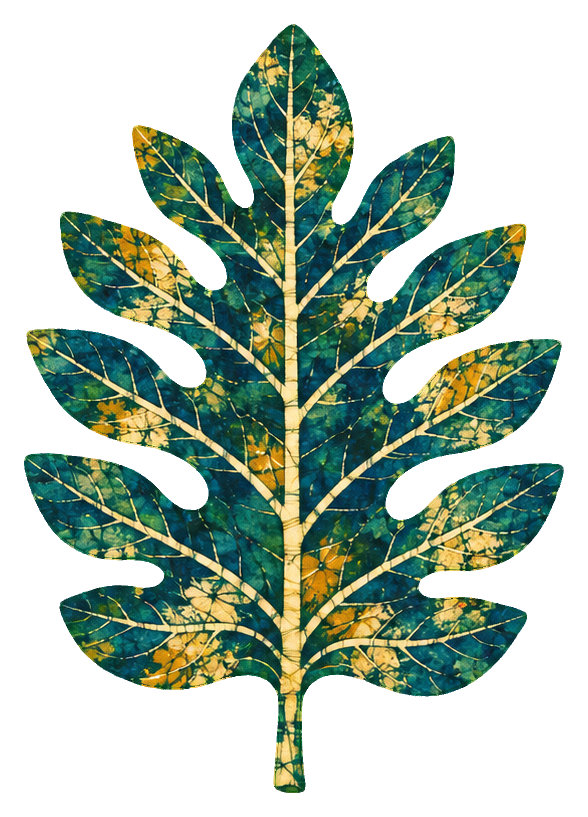 Preview for Batik Tropical Leaves Breadfruit Leaf